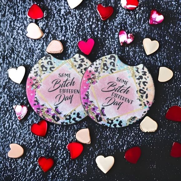 Different Day Car Coaster 2 Pack - Picture 5 of 10